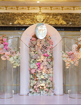 Luxury Romantic Wedding  với tông màu  Blush Pink & Champagne.